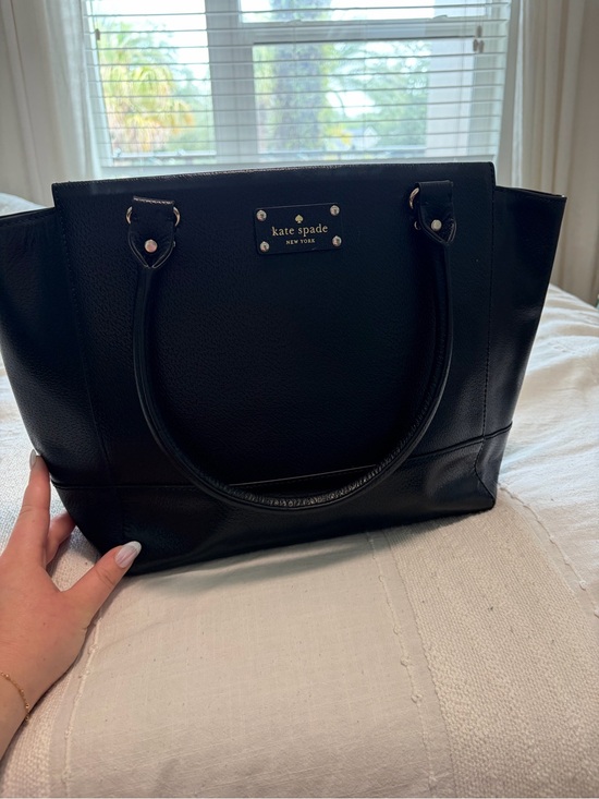 kate spade Handbags - kate spade Black Leather Tote